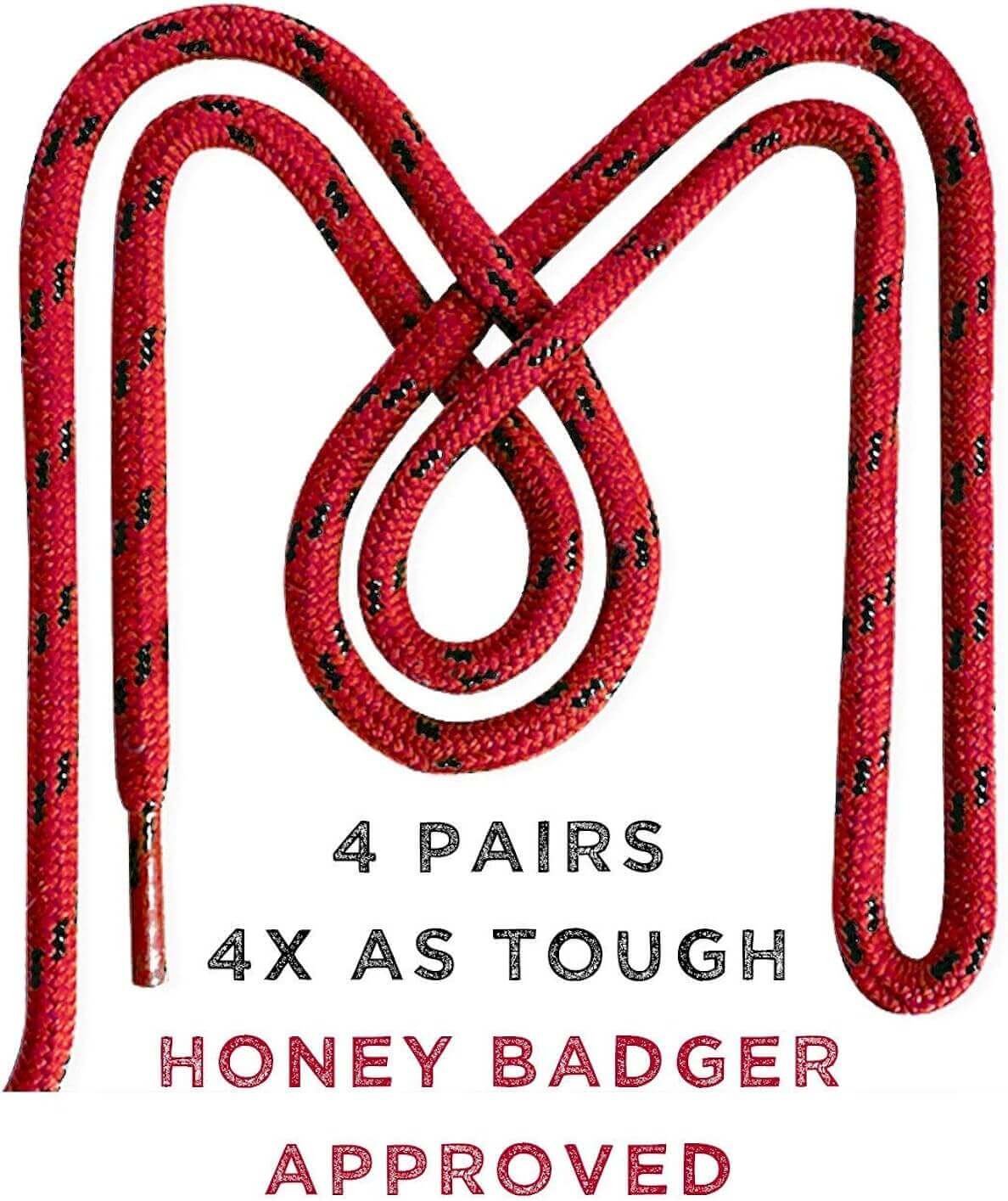 Shop The Latest >Honey Badger Boot Laces Heavy Duty w/Kevlar - Made in USA > *Only $31.04*> From The Top Brand > *Honey Badgerl* > Shop Now and Get Free Shipping On Orders Over $45.00 >*Shop Earth Foot*