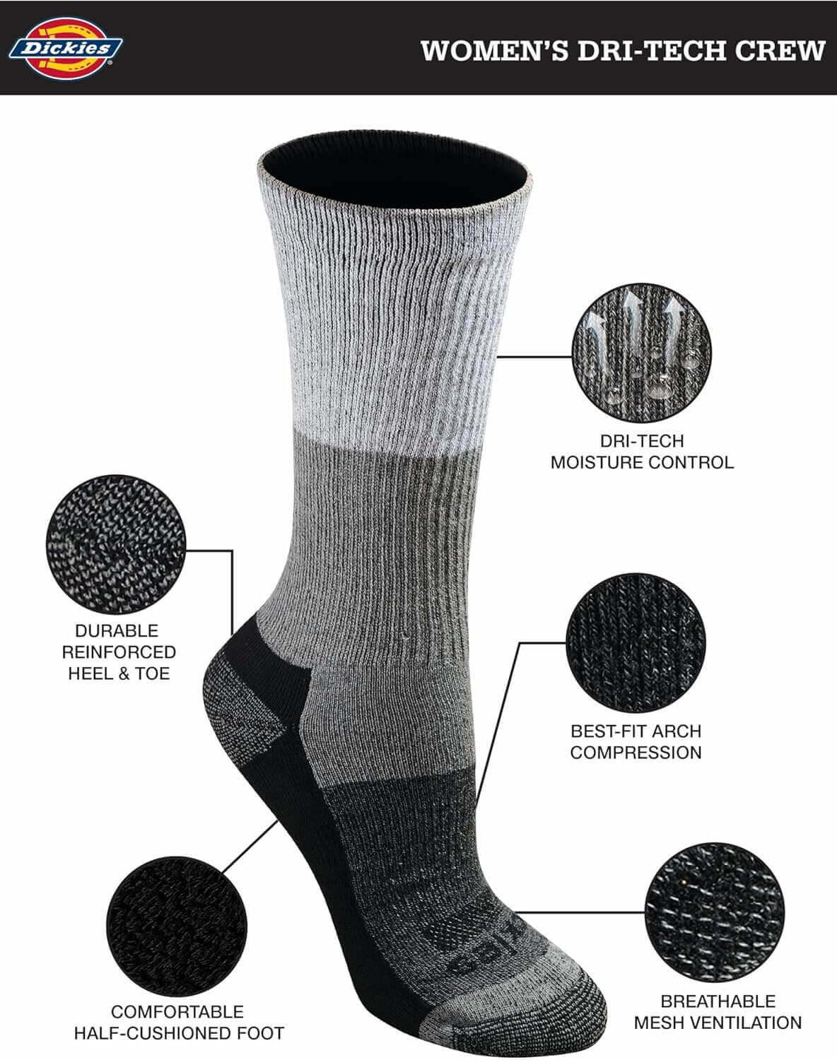 Shop The Latest >Women's Dri-tech Moisture Control Crew Socks Multipack > *Only $21.59*> From The Top Brand > *Dickiesl* > Shop Now and Get Free Shipping On Orders Over $45.00 >*Shop Earth Foot*