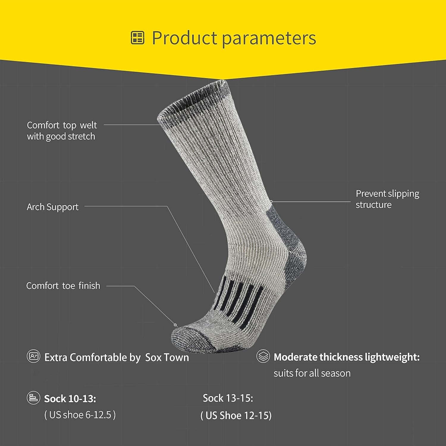 Shop The Latest >SOX TOWN Men's Merino Wool Cushion Crew Socks > *Only $32.19*> From The Top Brand > *Sox Townl* > Shop Now and Get Free Shipping On Orders Over $45.00 >*Shop Earth Foot*