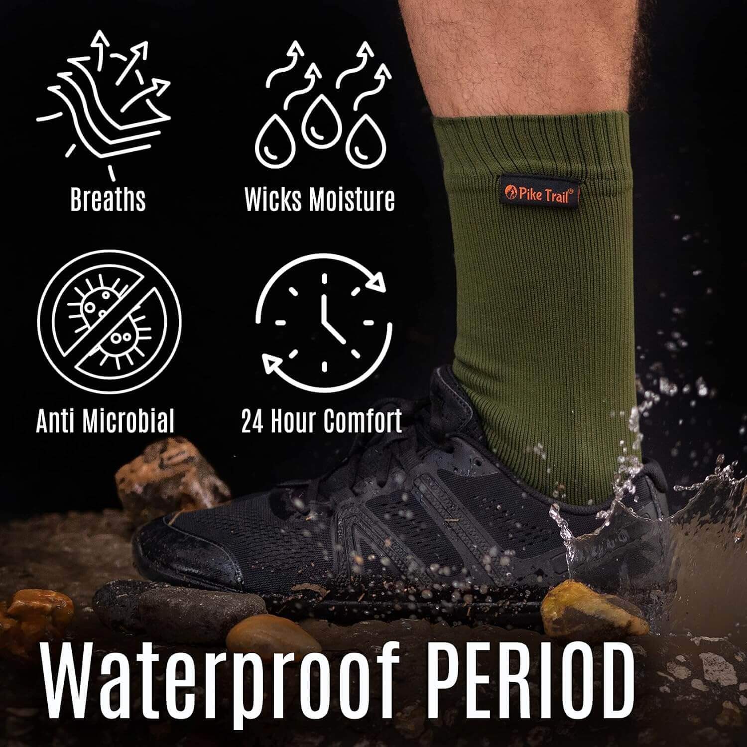 Shop The Latest >100% Waterproof Breathable Socks for Hiking & Trekking > *Only $33.74*> From The Top Brand > *Pike Traill* > Shop Now and Get Free Shipping On Orders Over $45.00 >*Shop Earth Foot*
